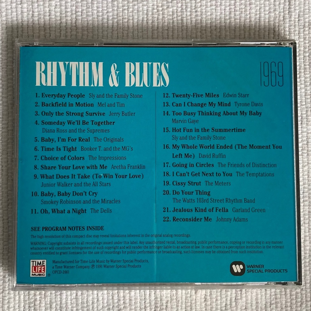 4 Double Length Time Life RHYTHM & BLUES CD Set - Picture 7 of 7